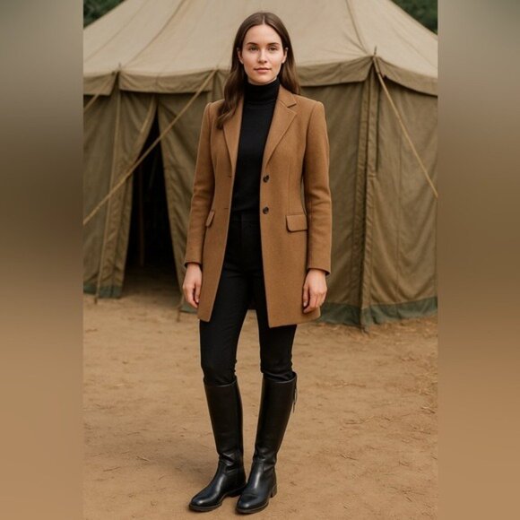 Vintage Soft Leather Black Equestrian Riding Boots Women’s Size 40 / US 10 - Picture 2 of 15